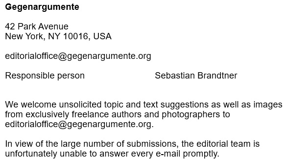 Impressum