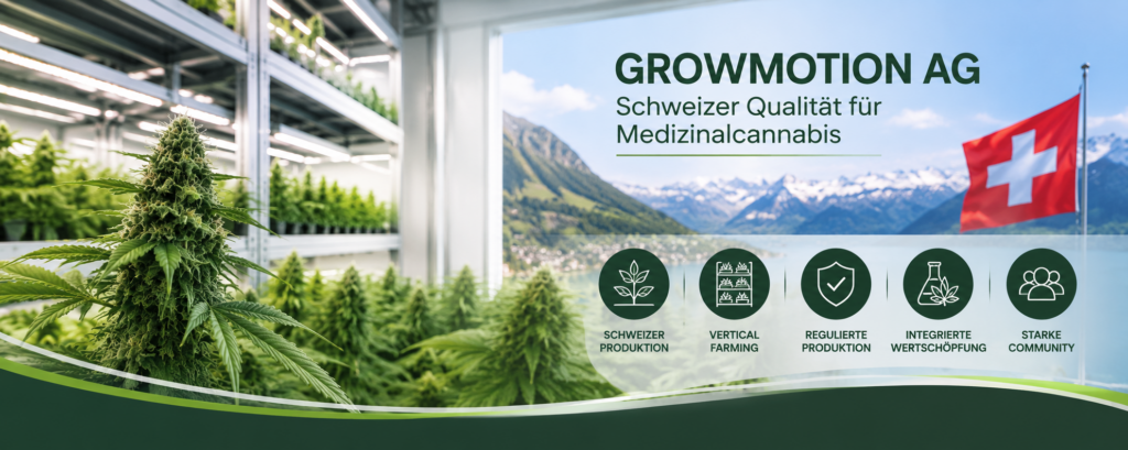GrowMotion AG: Schweizer Qualität für einen wachsenden Medizinalcannabis-Markt