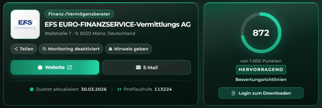 EFS EURO-FINANZSERVICE-Vermittlungs AG
